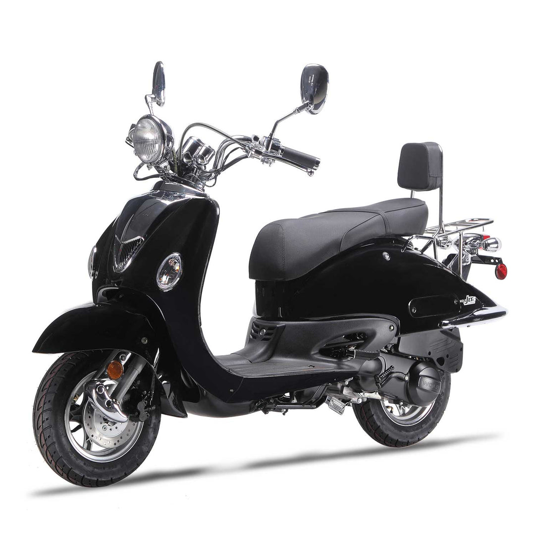 jet classic 150 black scooter