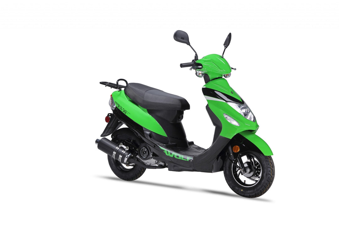 Wolf brand scooter RX 50 green scooter