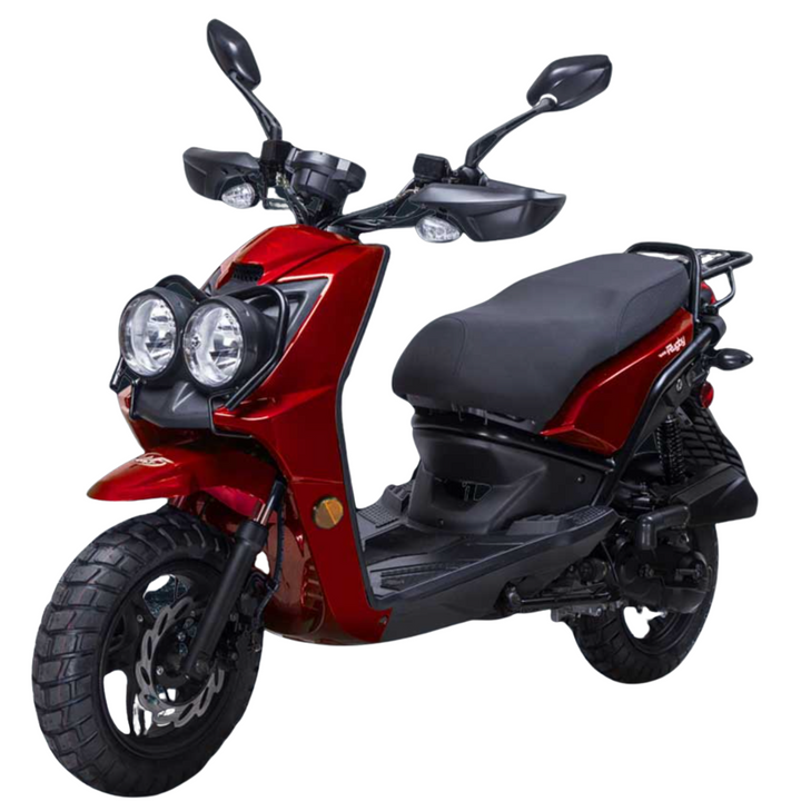 wolf rugby 150 red scooter