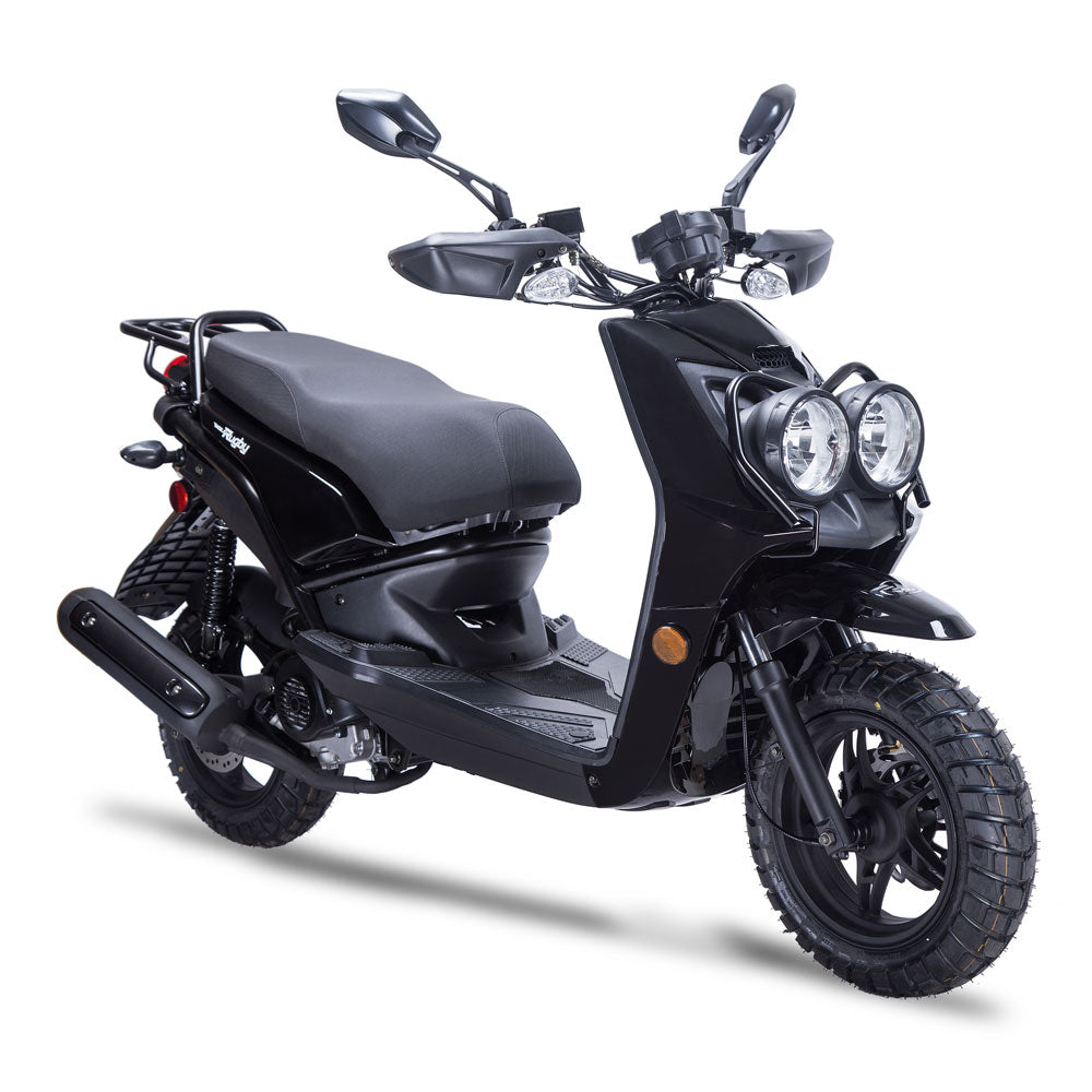 wolf rugby 150 black scooter