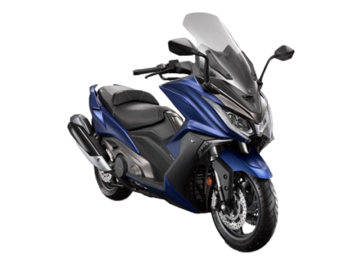 kymco ak 550 blue scooter