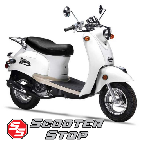 Wolf Islander 50cc White Scooter