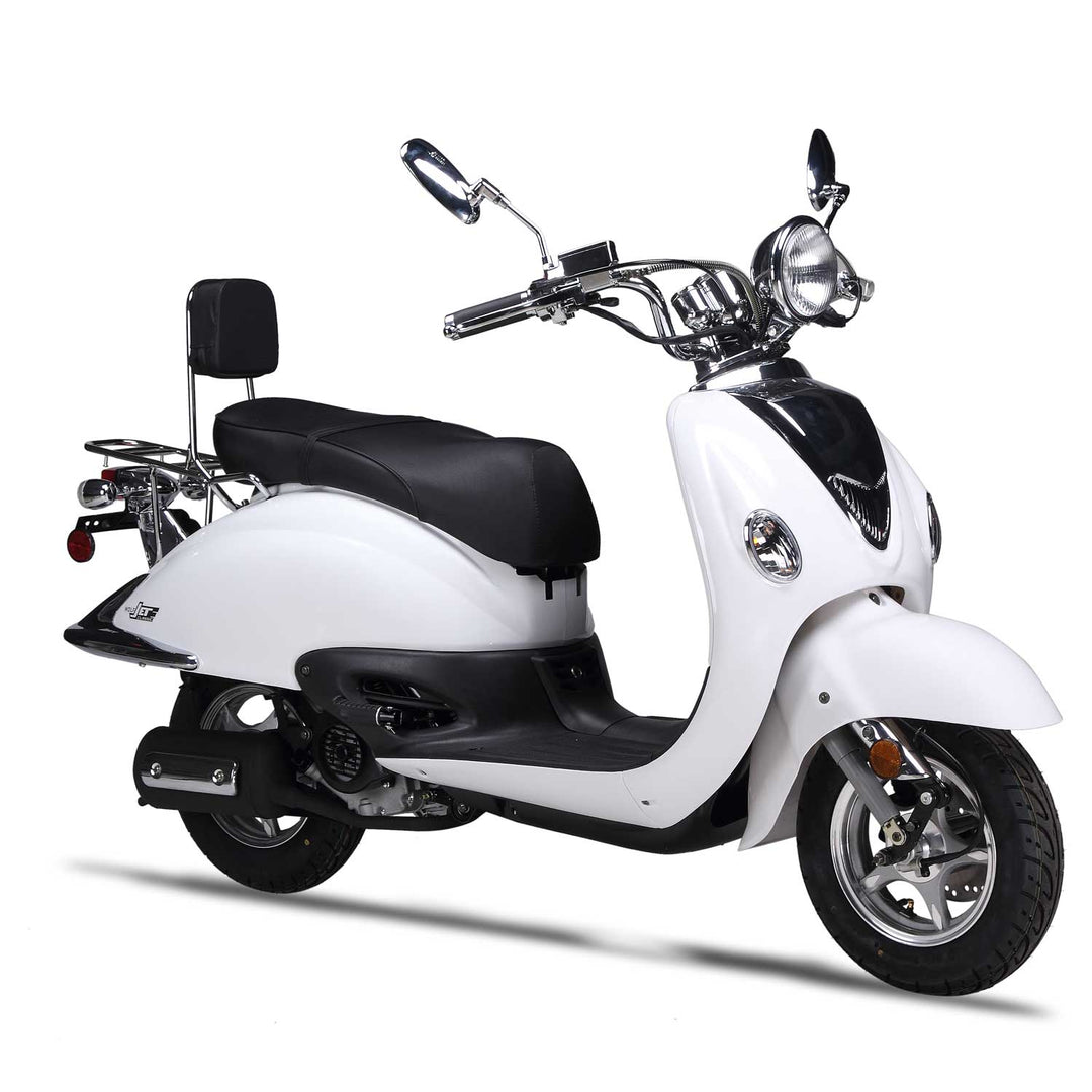 jet classic 150 white scooter