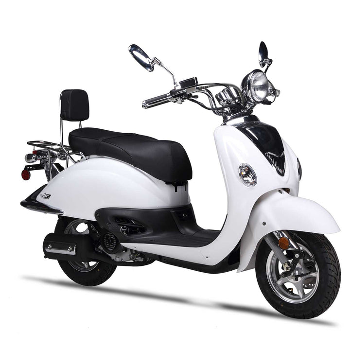 jet classic 150 white scooter