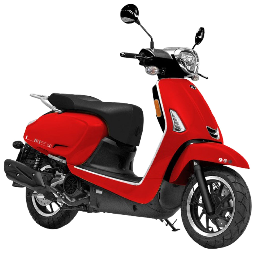 2023 kymco like abs with noodoe red scooter