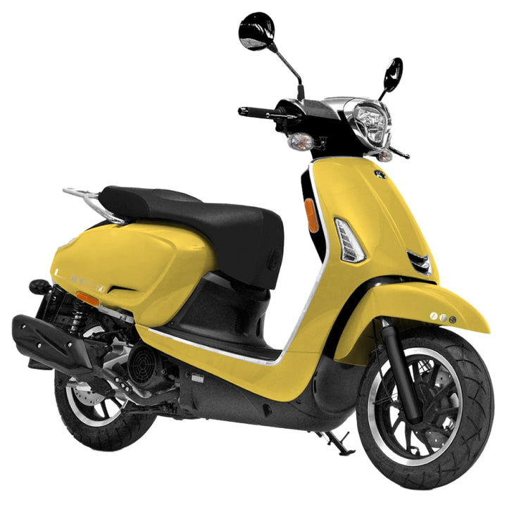 2023 kymco like abs with noodoe yellow scooter