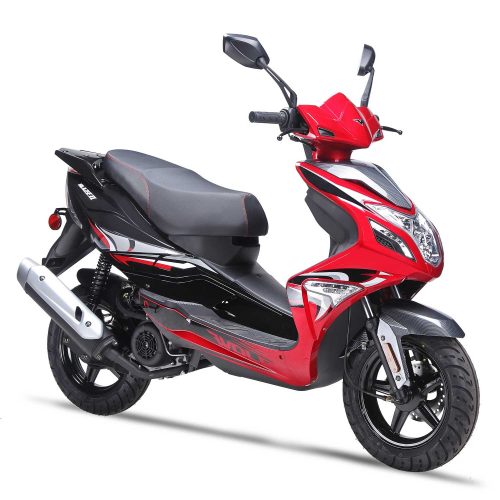 wolf blaze 50cc red scooter